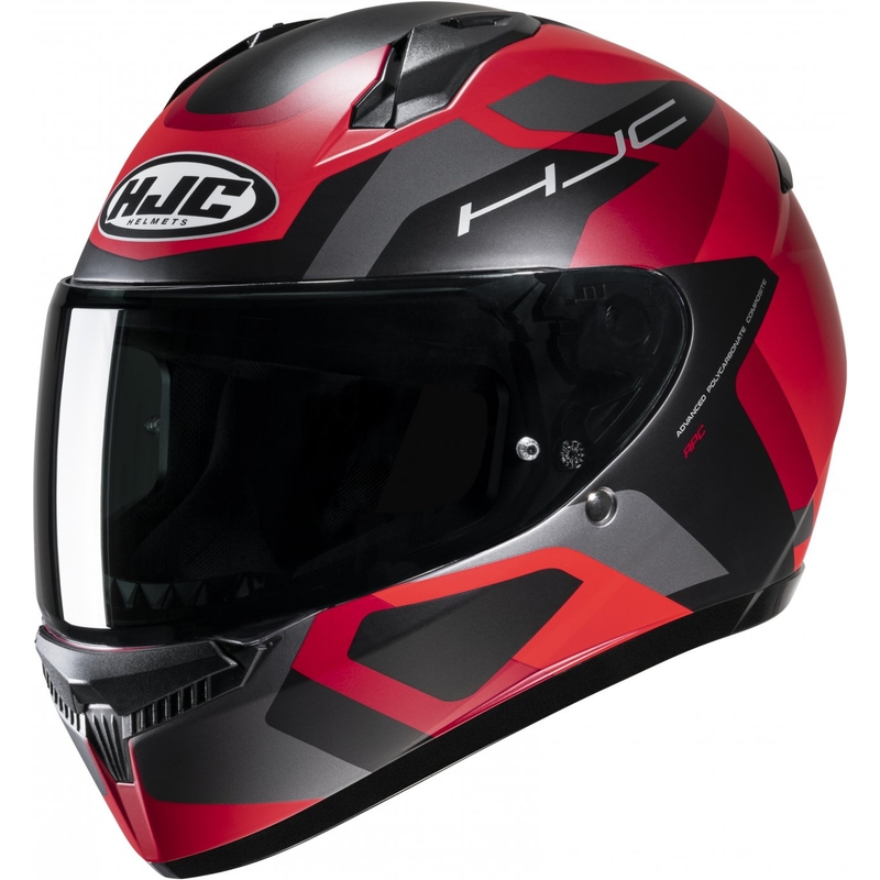 HJC C10 Tins MC1SF zwart-grijs-rood integraal motorhelm