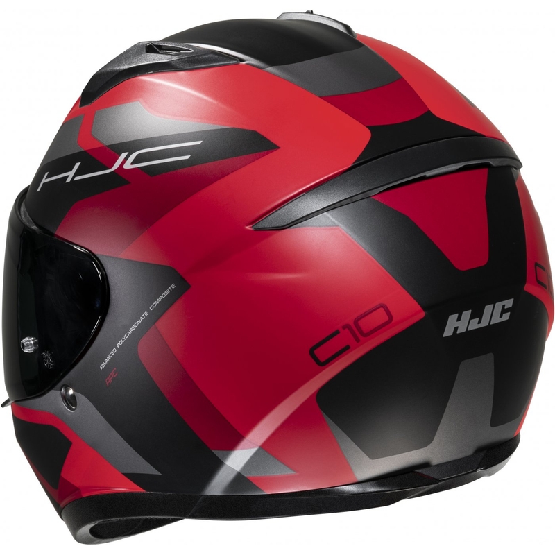 HJC C10 Tins MC1SF zwart-grijs-rood integraal motorhelm