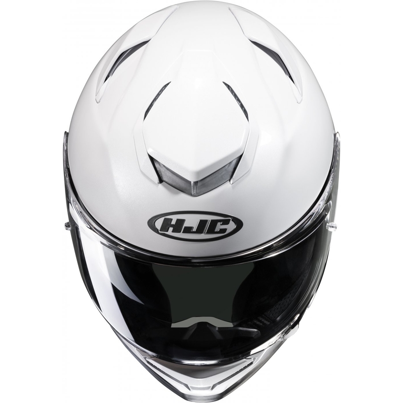 HJC RPHA 71 effen parelmoer witte integraal motorhelm