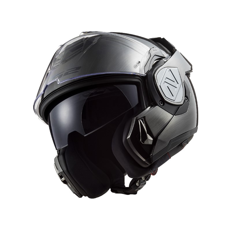 Opklapbare motorhelm LS2 FF906 Advant Jeans 06 grijs