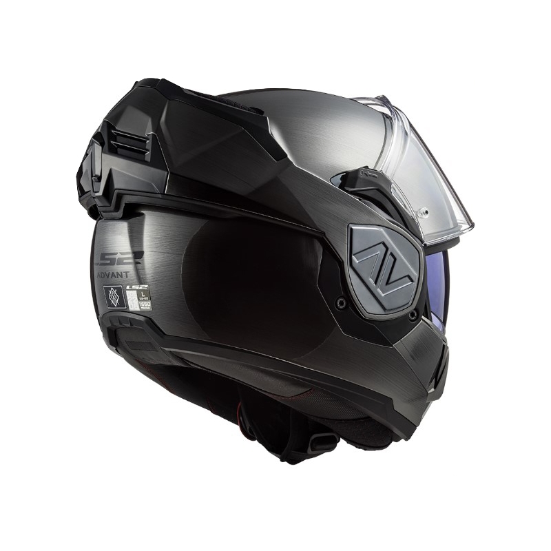 Opklapbare motorhelm LS2 FF906 Advant Jeans 06 grijs
