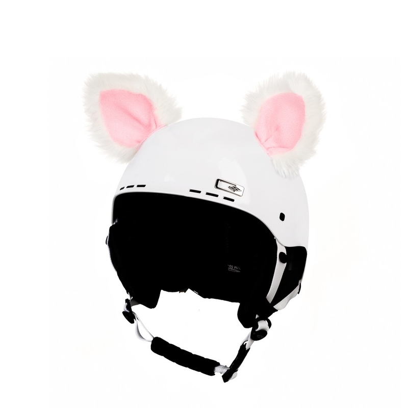 Helm oren Kat wit