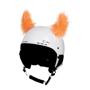 Helm oren Hoorns oranje harig