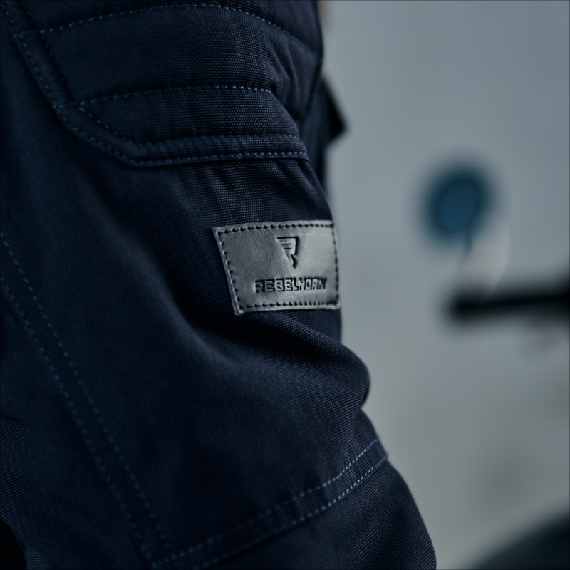 Rebelhorn Hunter donkerblauw motorjack uitverkoop