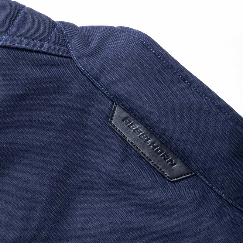 Rebelhorn Hunter donkerblauw motorjack uitverkoop