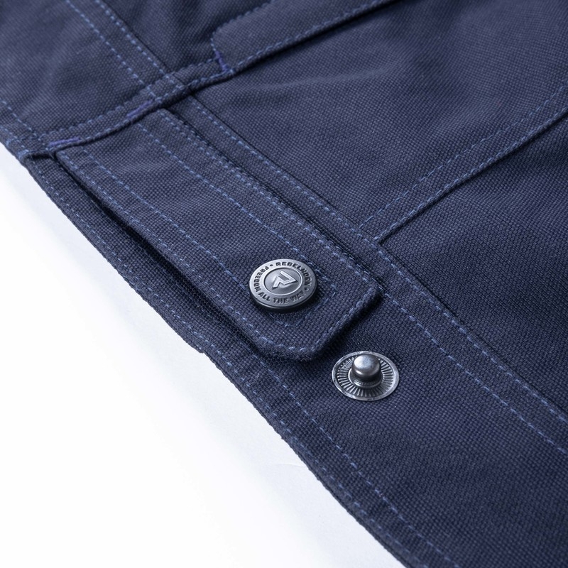 Rebelhorn Hunter donkerblauw motorjack uitverkoop