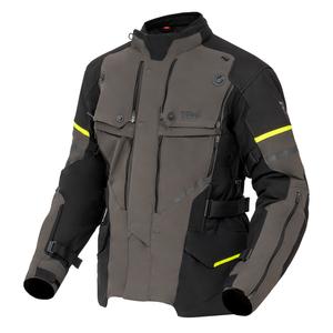 Rebelhorn Range antraciet-zwart-fluo gele motorjas