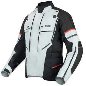 Rebelhorn Range grijs-zwart-rode motorjas