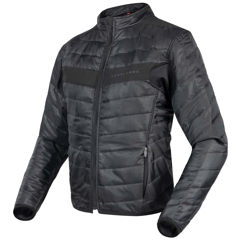 Rebelhorn Range grijs-zwart-rode motorjas