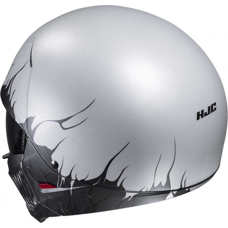 Open helm met masker HJC i20 Scraw MC10SF zwart-grijs