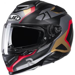HJC RPHA 71 Hapel MC1SF zwart-grijs-bruin-rood integraal motorhelm