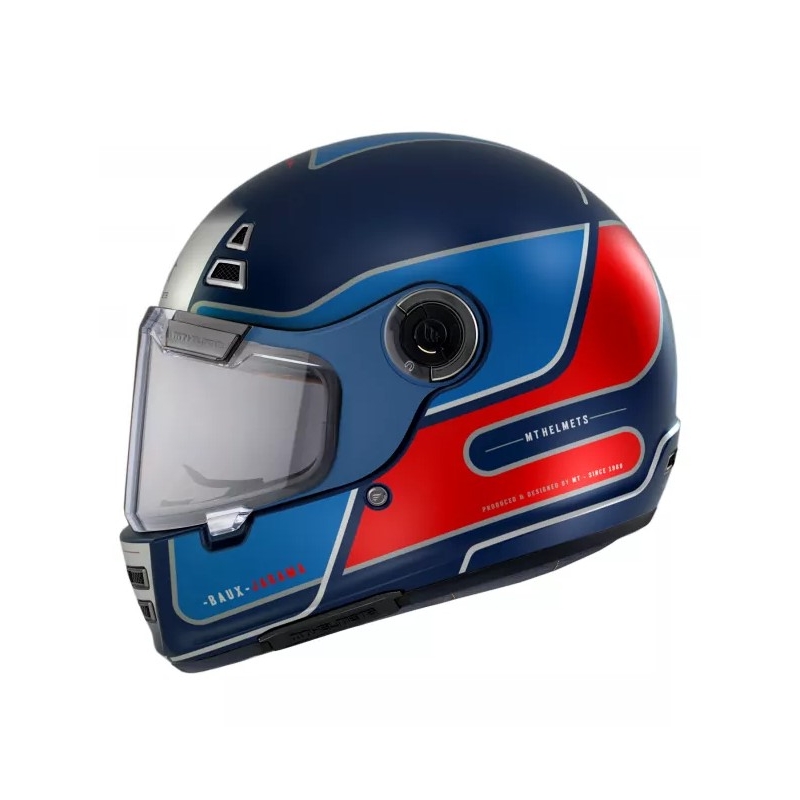 MT Jarama Baux D7 integraal motorhelm blauw-rood