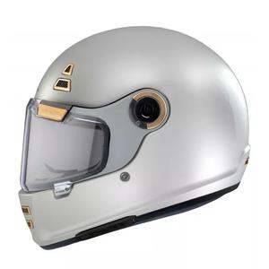 MT Jarama Solid A0 integraal motorhelm wit glanzend