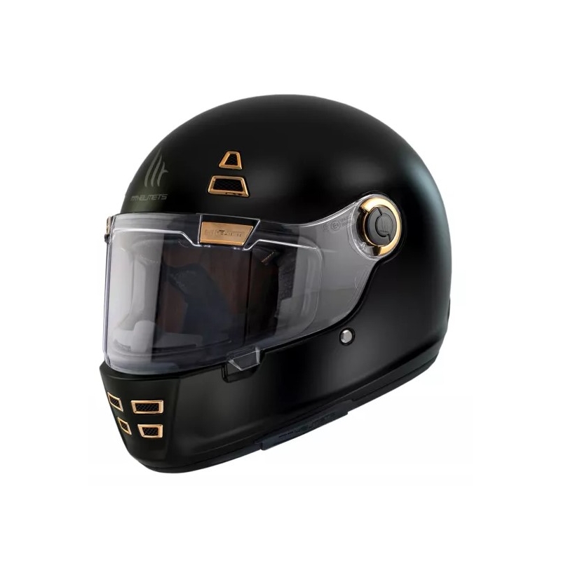 MT Jarama Solid A1 integraal motorhelm zwart mat