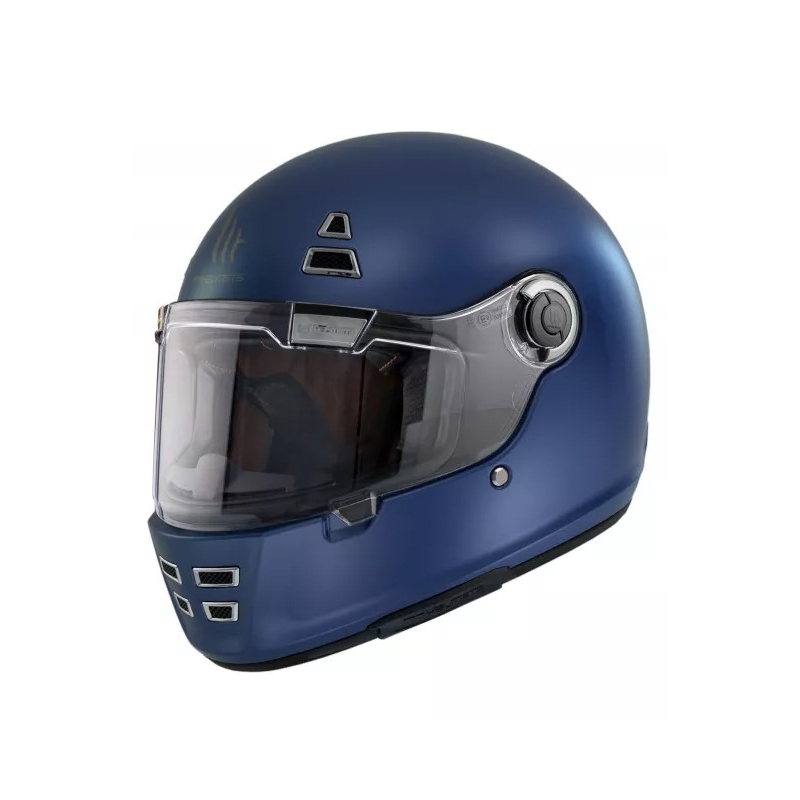 MT Jarama Solid A7 integraal motorhelm blauw mat uitverkoop