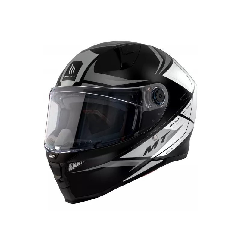 MT Revenge 2 Hatax zwart-witte integraal motorhelm uitverkoop