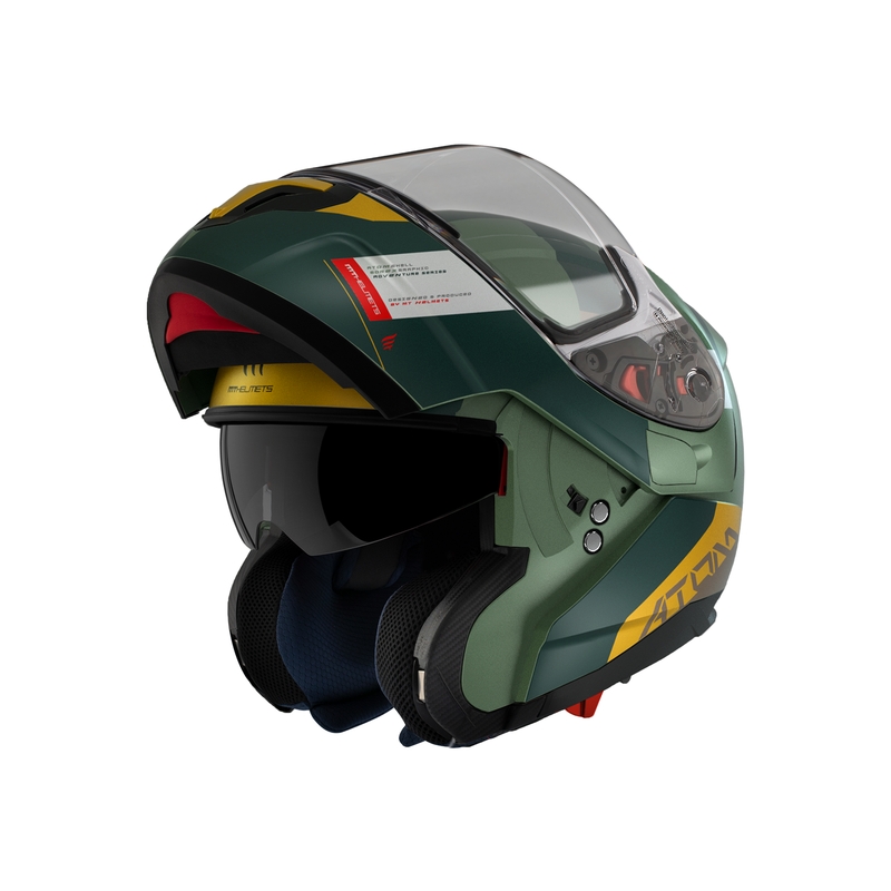 MT Atom SV Gorex C6 motorhelm geel-groen uitverkoop
