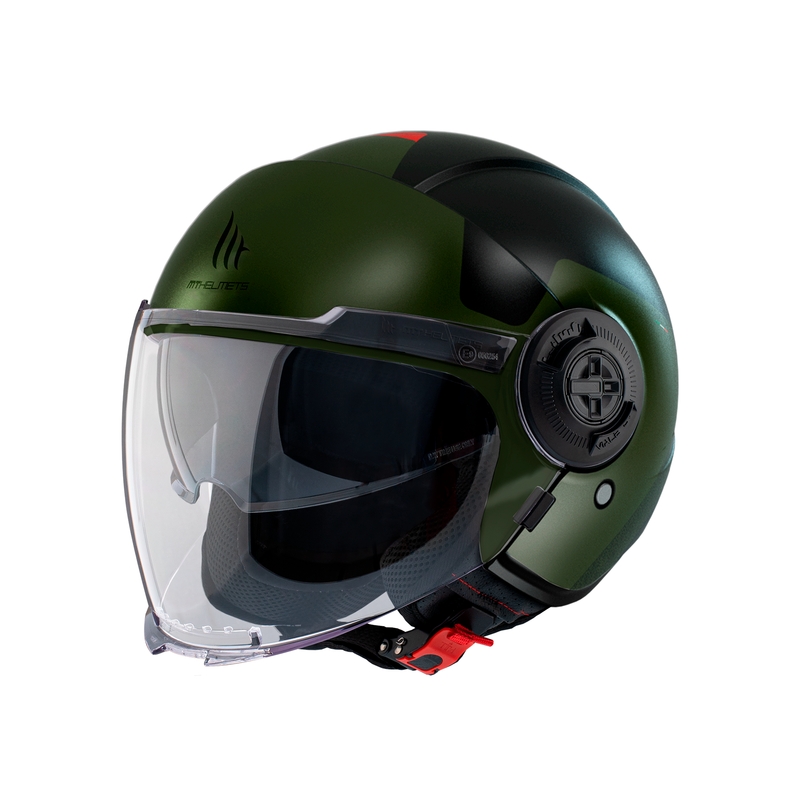 MT Viale SV S Beta A6 open motorhelm zwart-groen