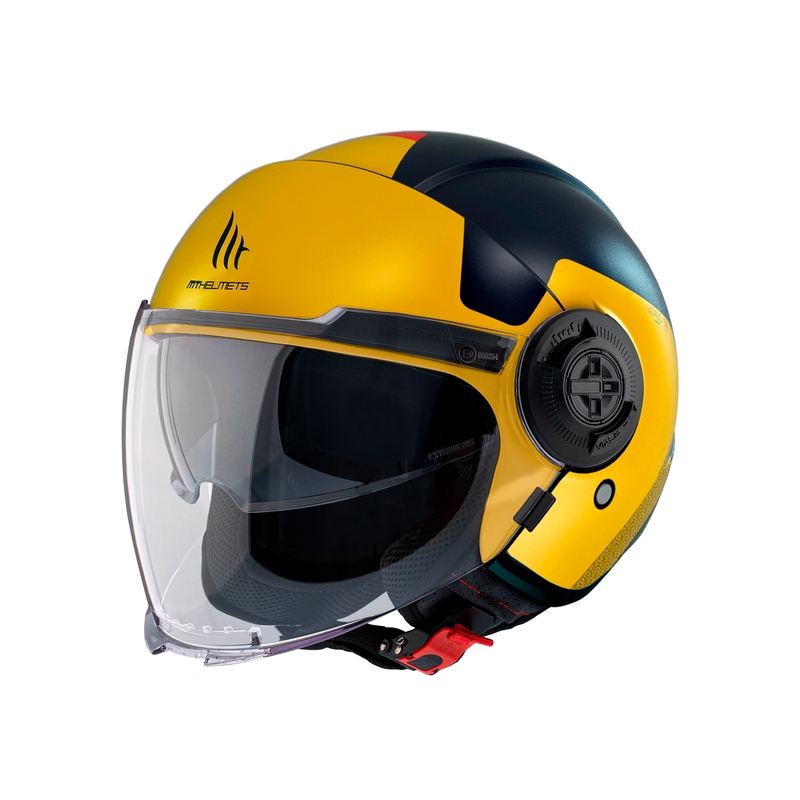 MT Viale SV Beta D3 open motorhelm zwart en goud