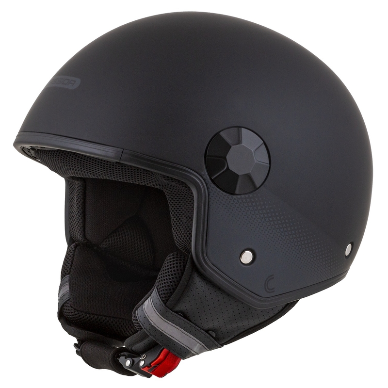 Cassida Handy Zwart-Grijs Open Motorhelm