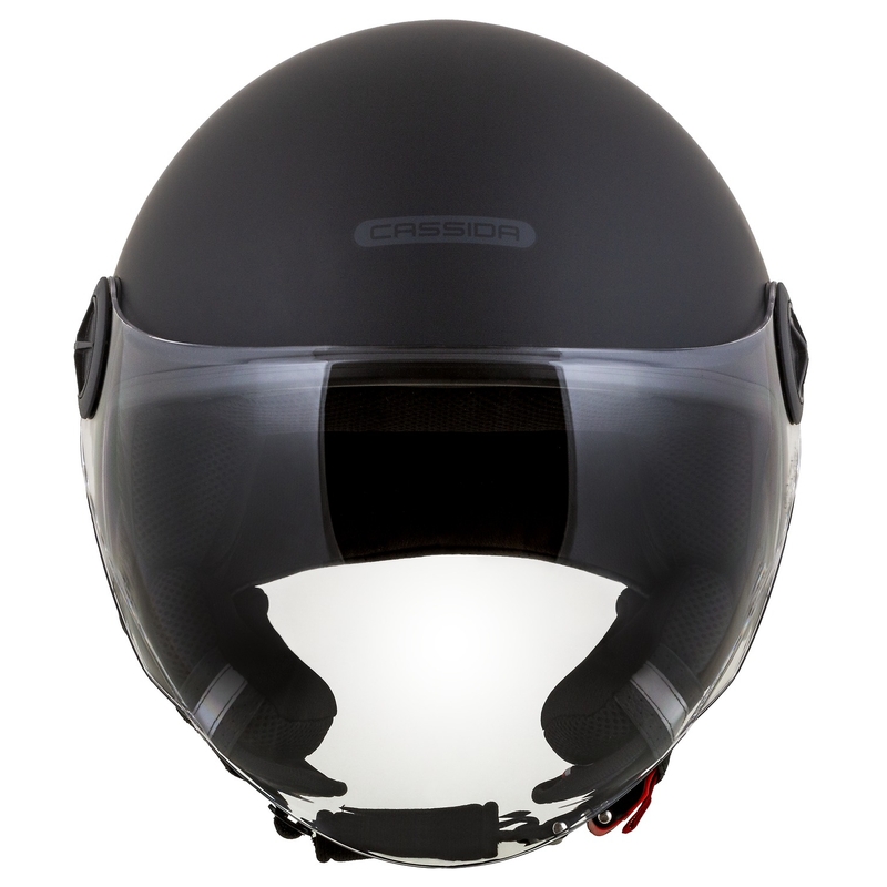 Cassida Handy Zwart-Grijs Open Motorhelm