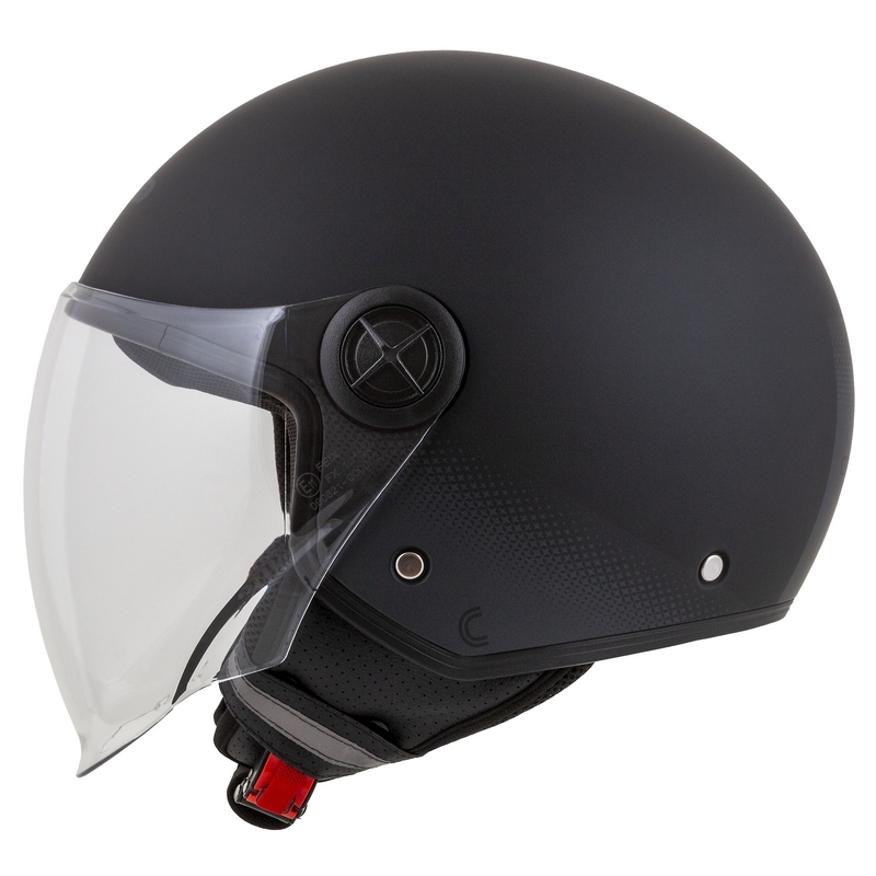 Cassida Handy Zwart-Grijs Open Motorhelm