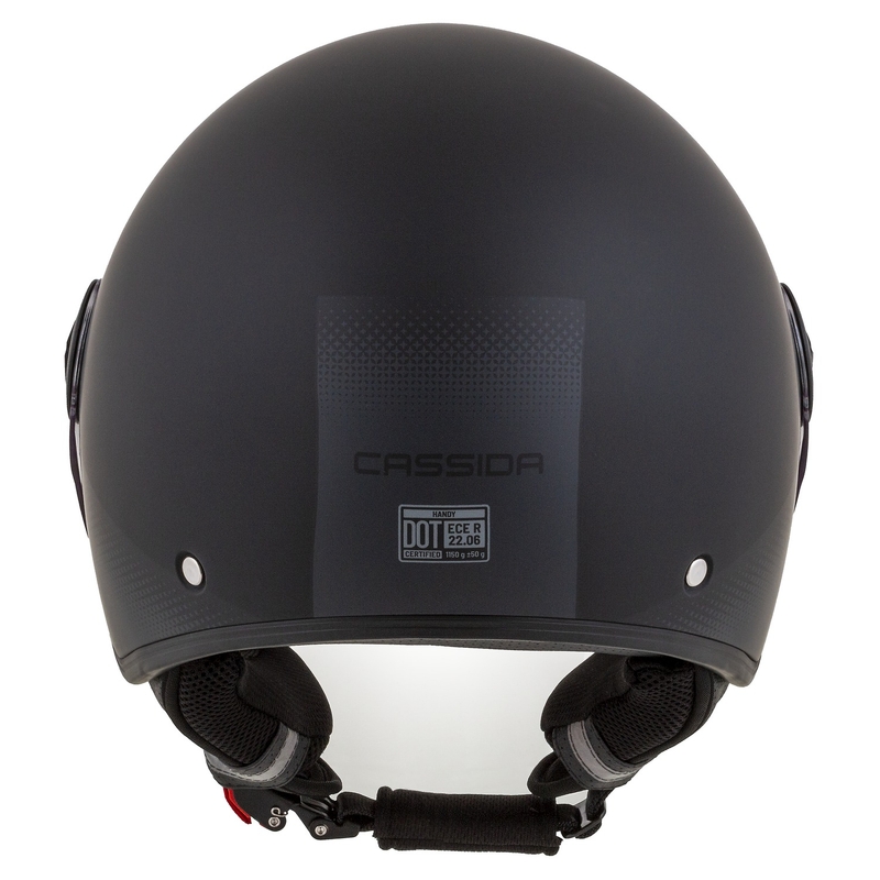 Cassida Handy Zwart-Grijs Open Motorhelm