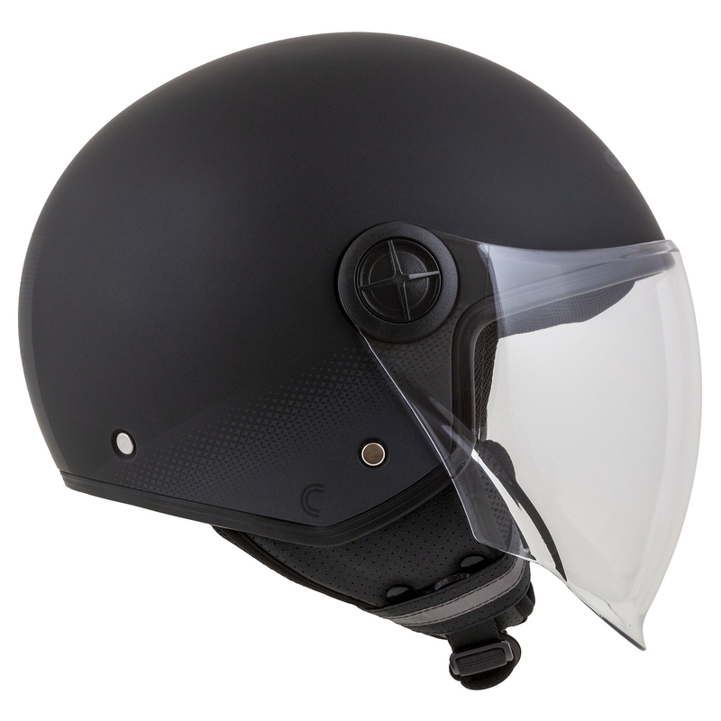 Cassida Handy Zwart-Grijs Open Motorhelm
