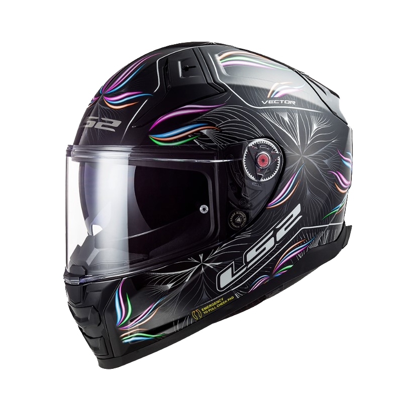 LS2 FF811 Vector II Tropical wit-violet-zwart integraal motorhelm