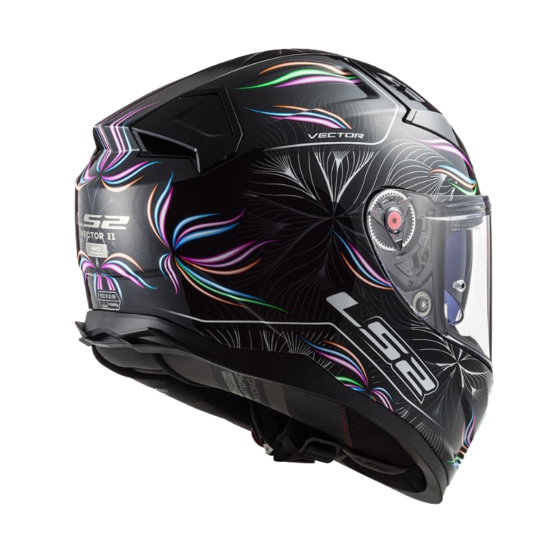 LS2 FF811 Vector II Tropical wit-violet-zwart integraal motorhelm