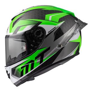 MT Rapide Pro Fugaz A6 zwart-grijs-wit-groen integraal motorhelm uitverkoop