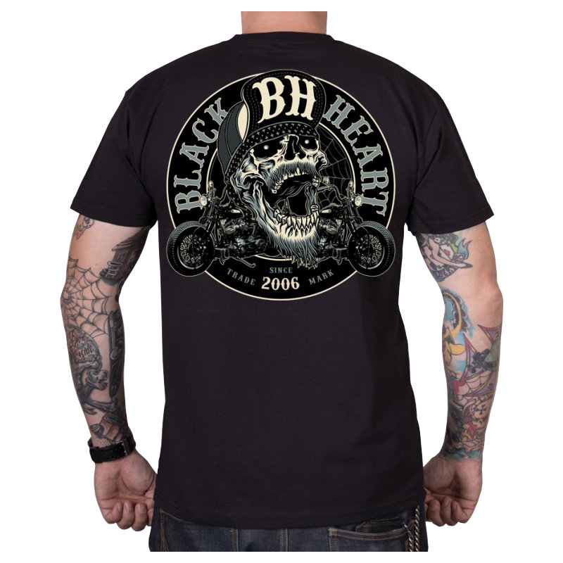 Heren T-shirt Zwart Hart Twitch