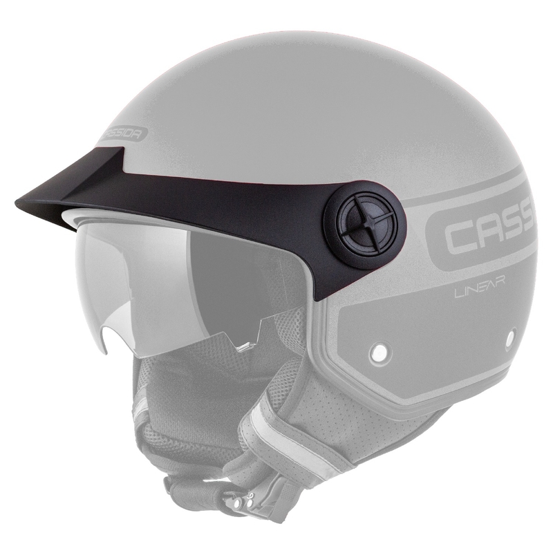 Cassida Handy Plus Linear Open Motorhelm Rood-Zwart