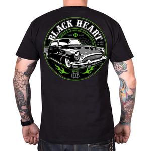 Heren-T-shirt Zwart Hart Monster zwart