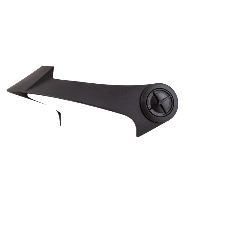 Cassida Handy Metropolis open face motorhelm zwart-wit-rood