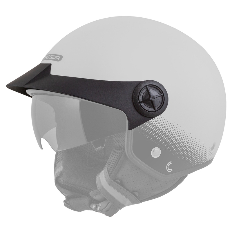 Cassida Handy Plus open motorhelm wit-zwart