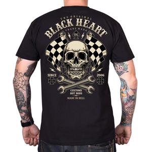 Heren T-shirt Zwart Hart Starter