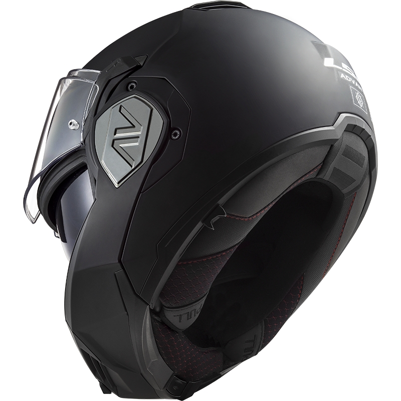 Opklapbare motorhelm LS2 FF906 Advant Solid zwart mat