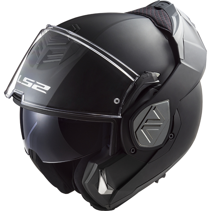 Opklapbare motorhelm LS2 FF906 Advant Solid zwart mat