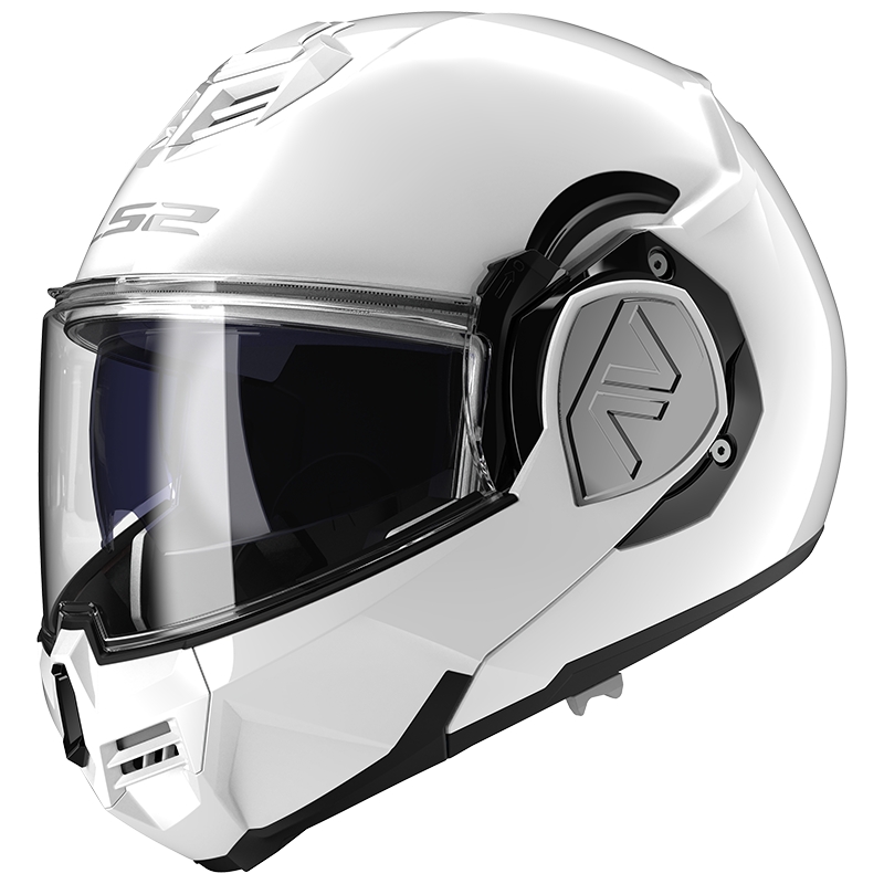 Opklapbare motorhelm LS2 FF906 Advant6 Solid wit