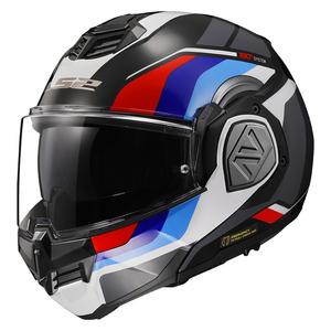 Opklapbare motorhelm LS2 FF906 Advant Sport zwart-blauw-rood