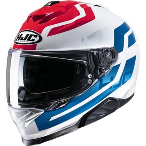 Integraal motorhelm HJC i71 Enta MC21 wit-blauw-rood