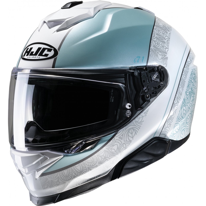 Integraal motorhelm HJC i71 Sera MC2 grijs-wit-blauw