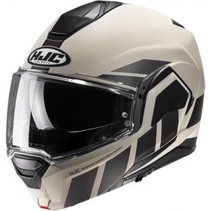 Opvouwbare motorhelm HJC i100 Beis MC9SF grijs-beige