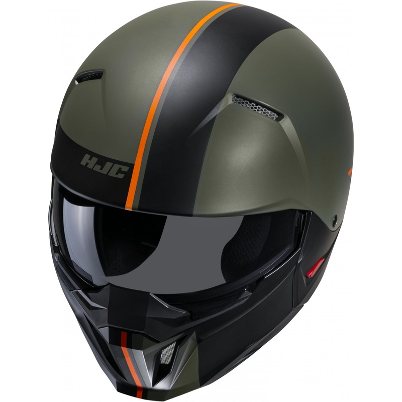 Open helm met masker HJC i20 Batol MC4SF oranje-zwart-groen uitverkoop