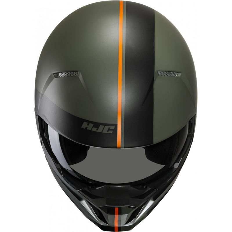 Open helm met masker HJC i20 Batol MC4SF oranje-zwart-groen uitverkoop