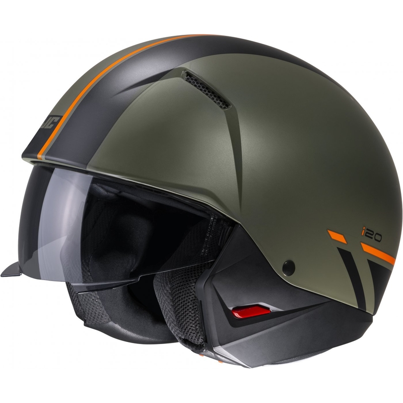 Open helm met masker HJC i20 Batol MC4SF oranje-zwart-groen uitverkoop