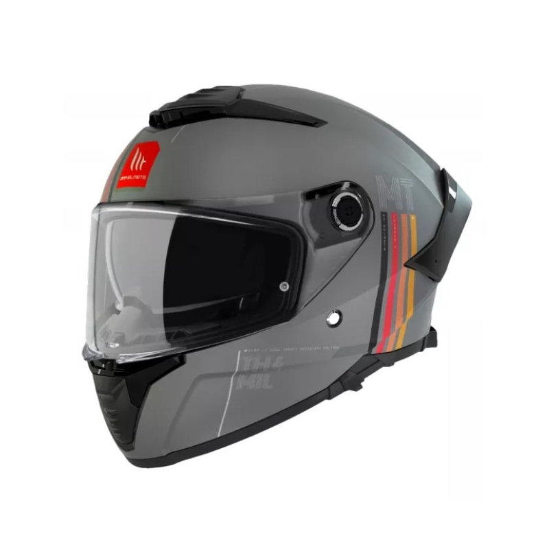 Integrální přilba na motorku MT Thunder 4 SV Mil C2 šedá matná výprodej