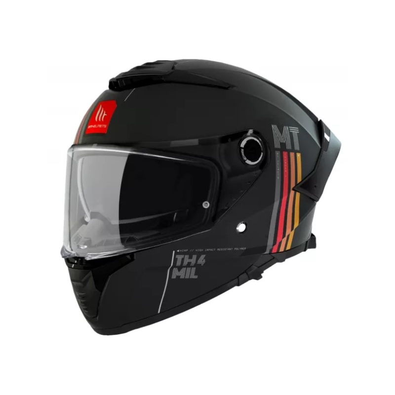 MT Thunder 4 SV Mil A11 integraal motorhelm zwart mat uitverkoop