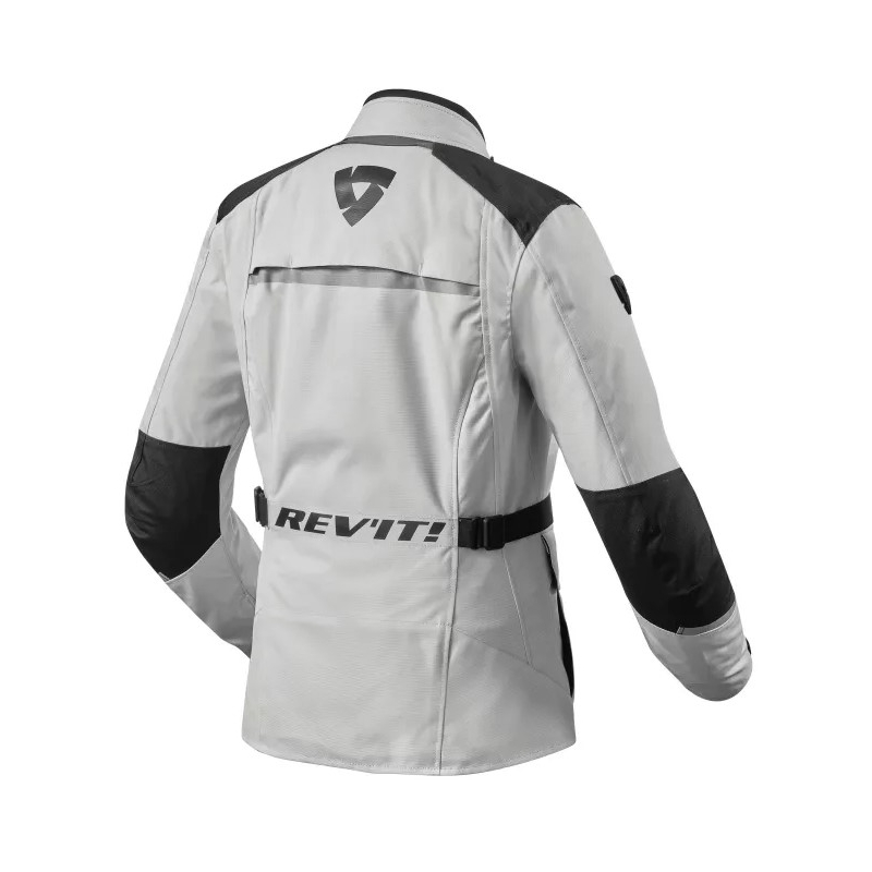 Revit Voltiac 3 H2O dames motorjack zilver en zwart